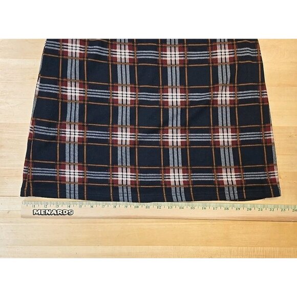 41 Hawthorn Skirt Womens Size Medium Plaid Lined Stretch - Picture 5 of 8